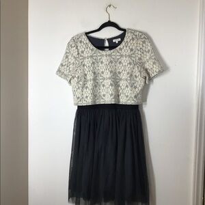 Weston Anthropologie Medium Wool Tulle Dress